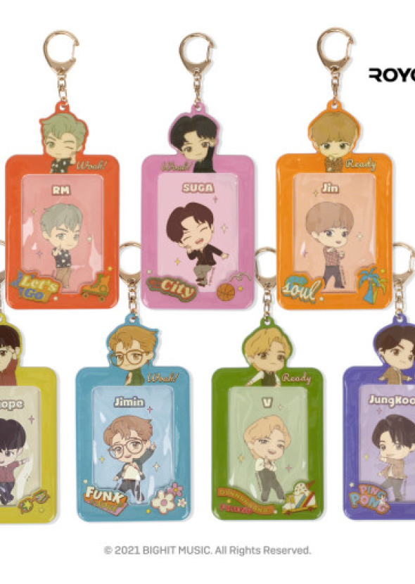 [BTS] TinyTAN Dynamite Photocard Key Holder