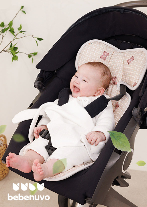 [BEBENUVO] เบาะรองรถเข็นเด็ก คาร์ซีท  Hygiene cool seat (แบบบาง) 