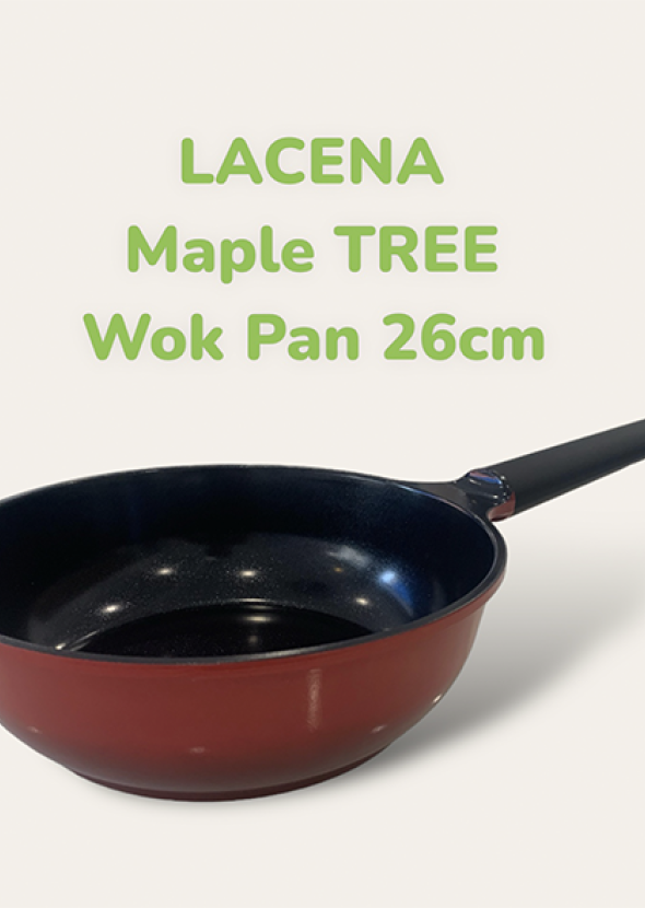 MAPLE TREE Induction Wok Pan 26cm  กระทะจีนอินดักชั่น  แม่เหล็กไฟฟ้า 26ซม