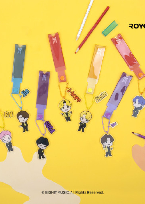 [BTS] TinyTAN Acrylic Keyring (Butter ver.)