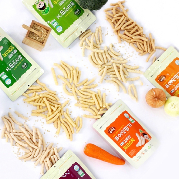 [PURE EAT] ขนมข้าวกล้องออร์แกนิก ชนิดแท่ง (รสแครอท) 30g.