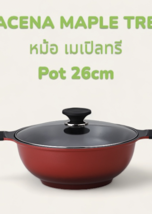 หม้อ เมเปิลทรี  แม่เหล็กไฟฟ้าMAPLE TREE Pot 26cm