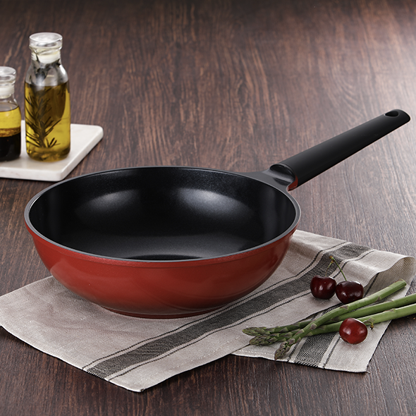 MAPLE TREE Induction Wok Pan 26cm  กระทะจีนอินดักชั่น  แม่เหล็กไฟฟ้า 26ซม
