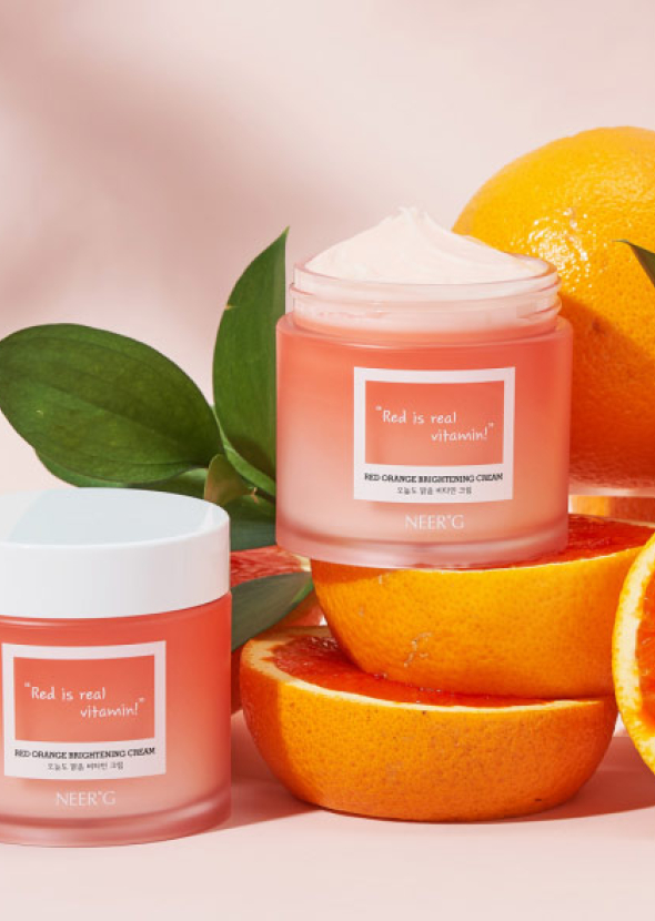 [NEER G] Red Orange Brightening Cream 80ml. 
