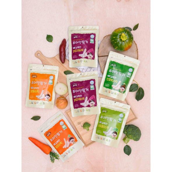 [PURE EAT] ขนมข้าวกล้องออร์แกนิก ชนิดแท่ง (รสแครอท) 30g.