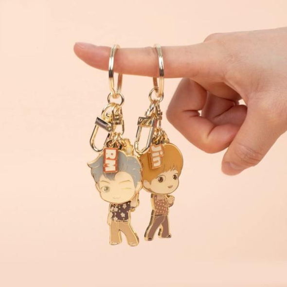 [BTS] TinyTAN Dynamite Metal Keyring