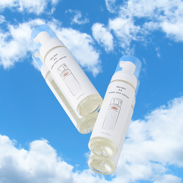 [WHATASKIN]  Mild BHA 5.5 Bubble Foam Cleanser 200ml.