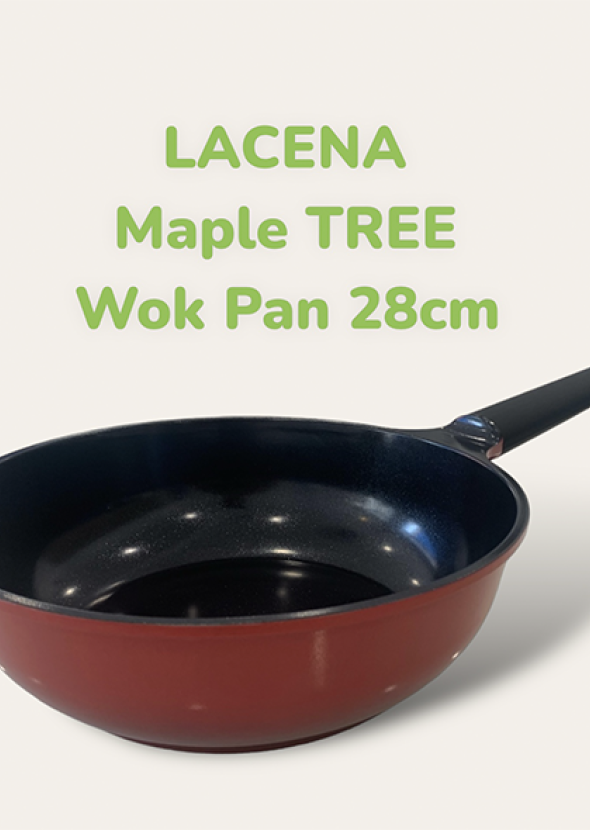 MAPLE TREE Induction Wok Pan 28cm  กระทะจีนอินดักชั่น  แม่เหล็กไฟฟ้า 28ซม