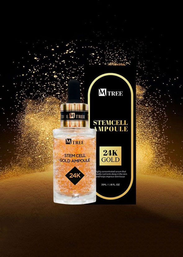[Mtree] Stem Cell 24K Gold Ampoule 35ml.