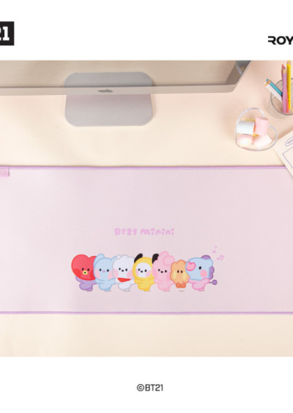 [BT21]  Minini แผ่นรองเมาส์แบบยาว