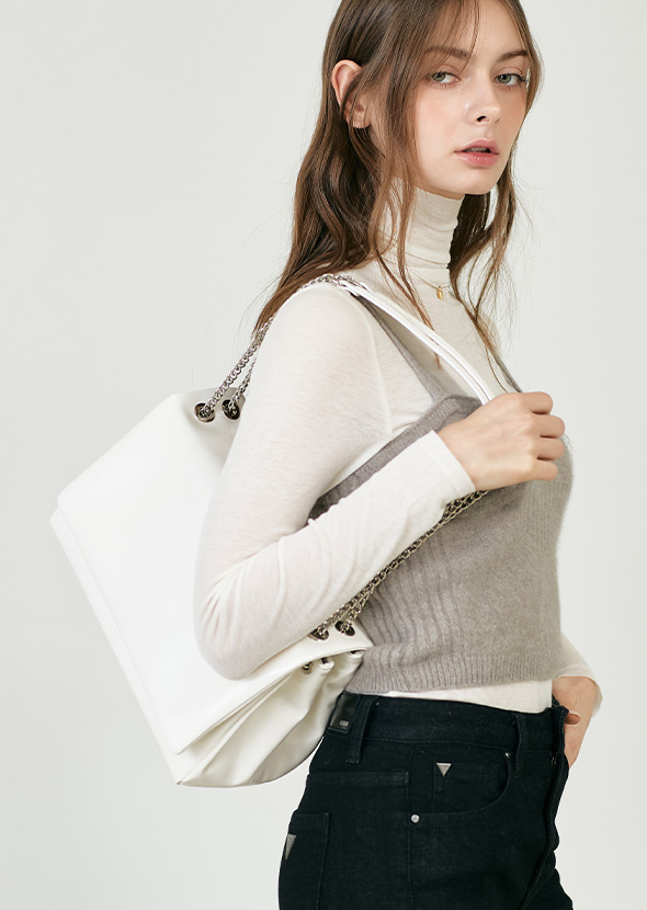 [MCLANEE] Bronn shoulder and cross bag - Ivory 