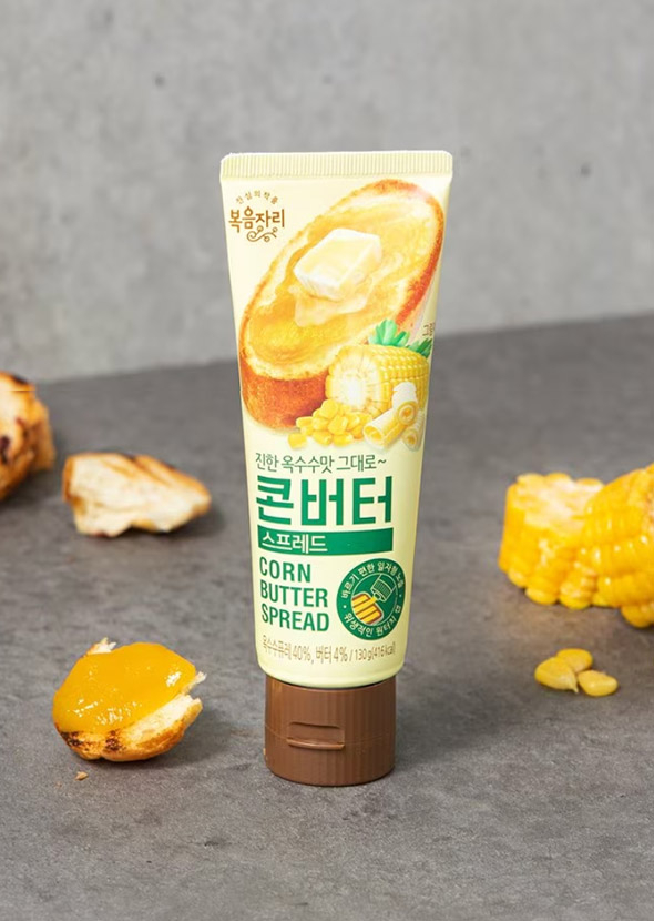 [BUKUMJARI] Corn Butter Spread สเปรดเนยข้าวโพด สำหรับทาขนมปัง ตราบกกึมจารี 130g.