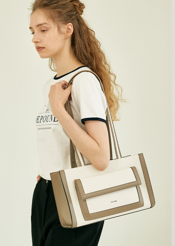  [MCLANEE] 977keidi shoulder bag - Warm gray