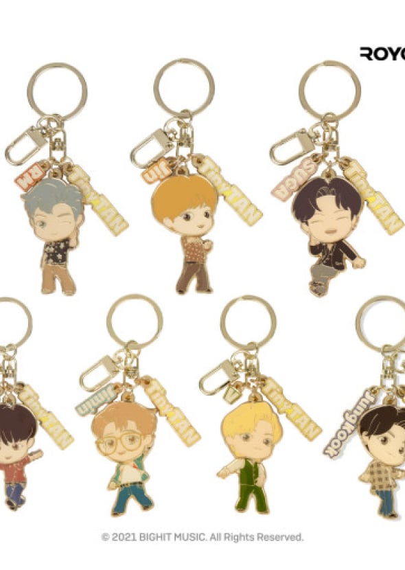 [BTS] TinyTAN Dynamite Metal Keyring