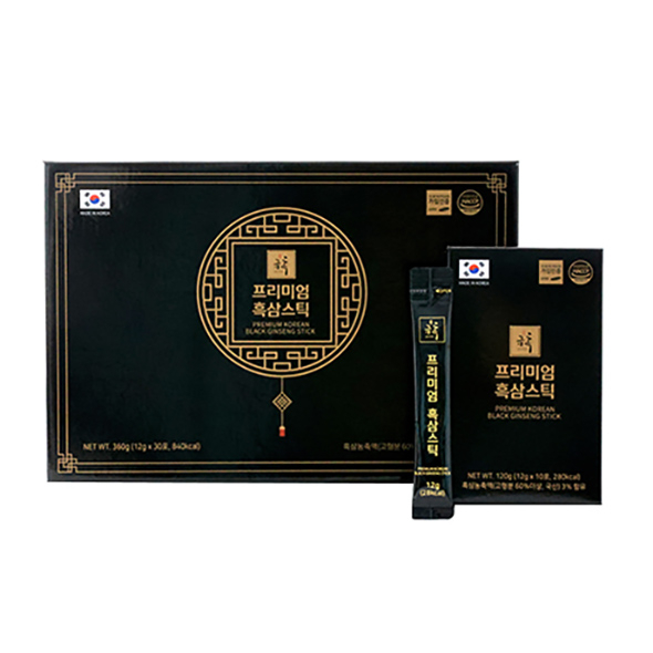 [Geumheuk] โสมดำพรีเมี่ยม 30 ซอง  premium korean black ginseng stick 360g(12gx30ea)