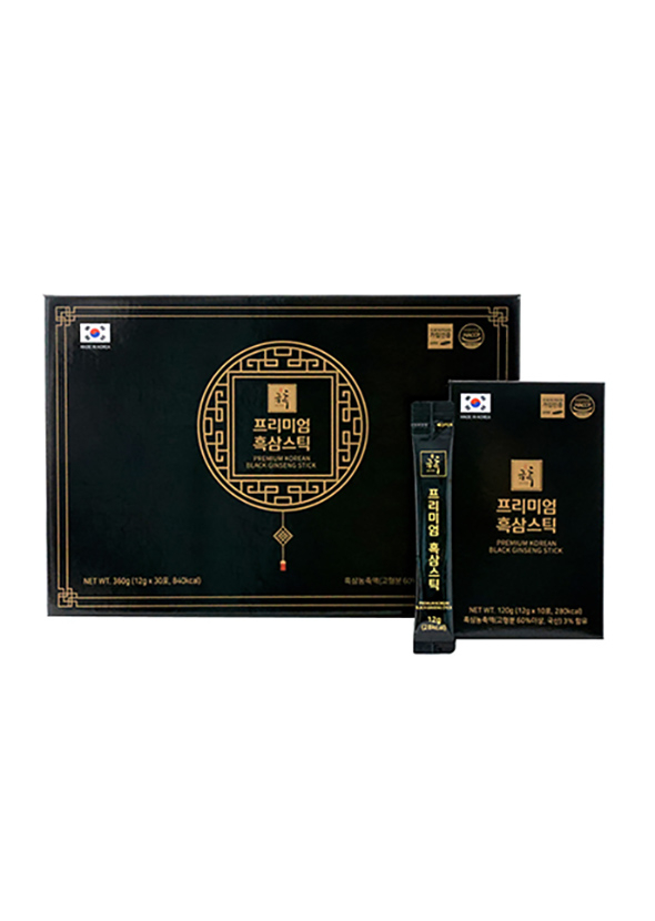 [Geumheuk] โสมดำพรีเมี่ยม 30 ซอง  premium korean black ginseng stick 360g(12gx30ea)