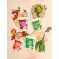 [PURE EAT]  ขนมข้าวกล้องออร์แกนิก (รสผักโขม) 40g.