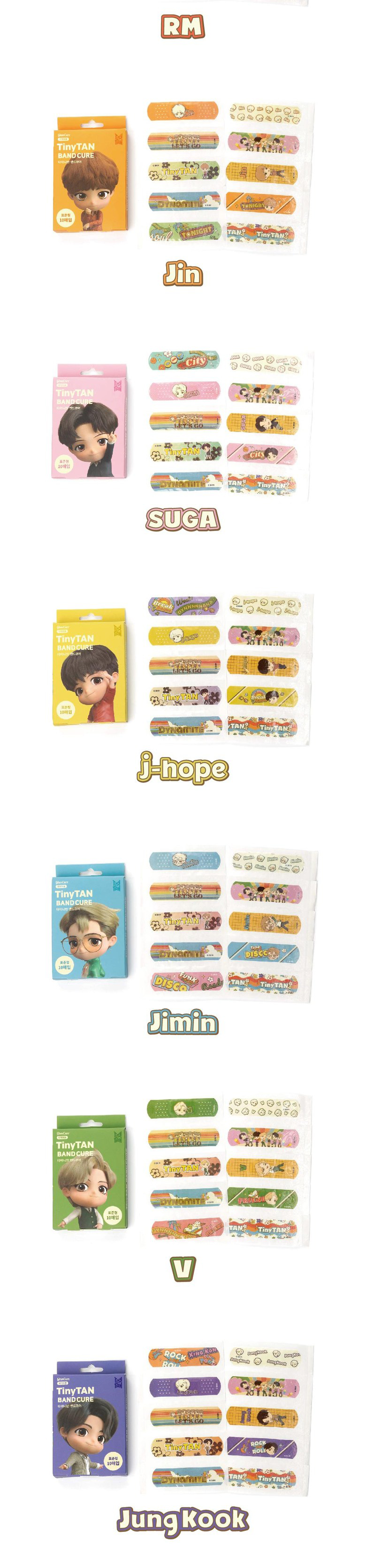 [BTS] TinyTAN พลาสเตอร์ปิดแผล (Dynamite ver.)
